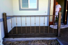 Custom handrail in the Western Slopes